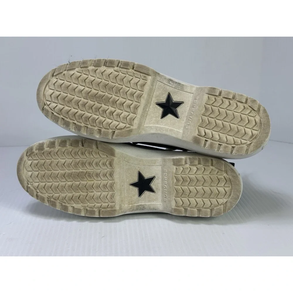 CONVERSE Big Kids Chuck Taylor All Star Lugged Lift Black Zipper A03011C SZ 5